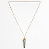 JADE STONE CAP NECKLACE<br><small>Sold Out</small>