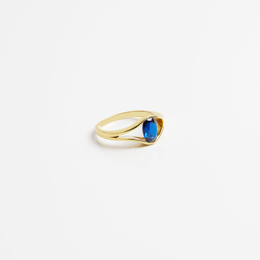 Anmaré Eye Ring Brass